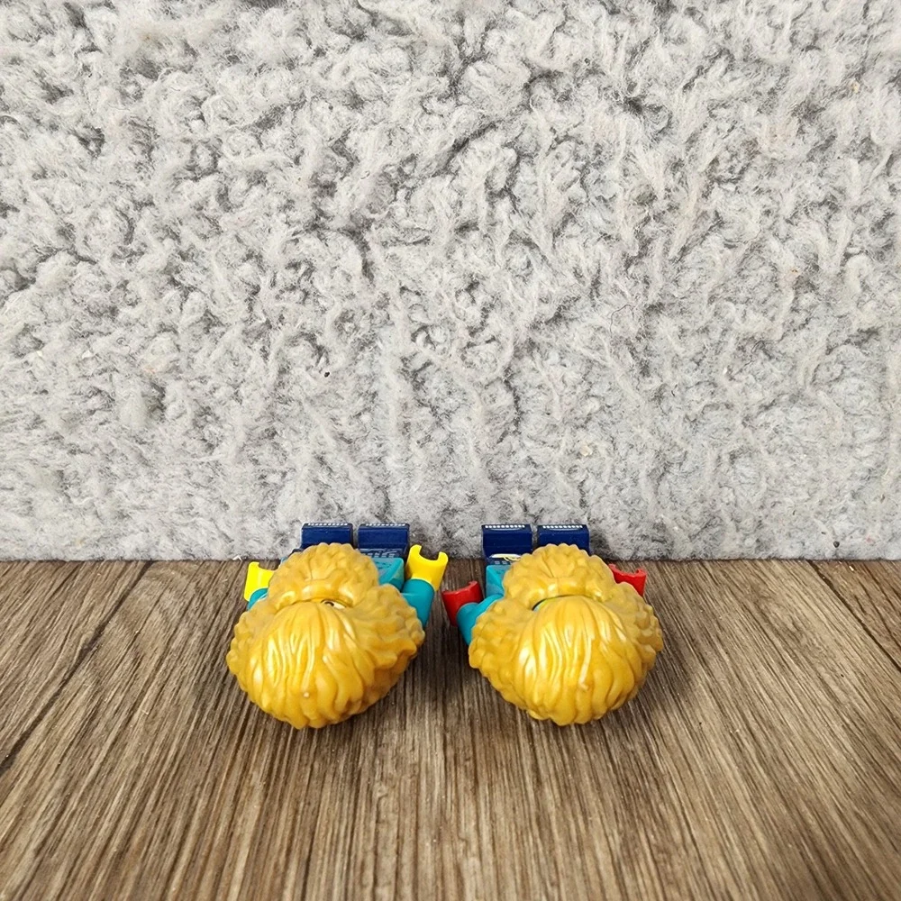 LEGO Minifigure Lot of 2 Custom Blonde Bearded Figures Glasses Goggles